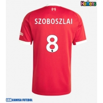 Camisa de Futebol Liverpool Dominik Szoboszlai #8 Equipamento Principal 2025-26 Manga Curta